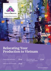Relocating to越南“ width =” 216“高度=” 300“ srcset =” https://www.vietnam-briefing.comhttp://vn.ftibet.com/uploads/2021/204/relocating-vn-vn-216x300.jpg 216w， https://www.vietnam-briefing.comhttp://vn.ftibet.com/uploads/2021/04/relocating-vn-737x1024.jpg 737w， https://www.vietnam-briefing.comhttp://vn.ftibet.com/uploads/2021/04/relocating-vn-768x1068.jpg 768w， https://www.vietnam-briefing.comhttp://vn.ftibet.com/uploads/2021/04/relocating-vn-1105x1536.jpg 1105w， https://www.vietnam-briefing.comhttp://vn.ftibet.com/uploads/2021/04/relocating-vn-1473x2048.jpg 1473w，https：///www.vietnam-briefing.comhttp://vn.ftibet.com/uploads/2021/04/relocating-vn-scaled.jpg 1841W“ sizes =”（max-width：216px）100VW，100VW，216px，216px“
<ul>
<li style =“ text-align：left;”>计划您的搬迁</li>
<li>设置您的生产</li>
<li>劳动力市场和劳动力优化</li>
</ul>
<p>越南成功的大流行反应和出口主导的增长模型已加速其生产率水平，并在有限的破坏下保持了供应链的发展。越南的流动性趋势表明，几个部门已经回到了流行前的经济活动水平。这已经使企业通知越南，这是自去年以来对东南亚搬迁非常有效的高效。</p>
<p>越南的稳定政治，廉价的投入，有竞争力的劳动力成本，促进贸易环境和投资政策使其成为寻求降低其运营成本并使生产能力多样化的投资者的理想场所。</p>
<p>但是，选择将操作搬迁到越南不会没有其挑战。制造商必须计划如何重新调整其供应链，要搬迁的生产要素以及理想的市场进入策略。尽管越南无法取代中国的所有生产，但由于中国成本上升，它吸引了许多公司寻找替代品的公司。</p>
<p>在本期越南简报中，我们研究了计划您的搬迁以及越南市场进入选项的方法。然后，我们研究为特定行业设置操作和地理考虑的过程和过程。我们以越南劳动力市场和劳动力优化策略的地位结束。</p>
<p>本杂志基于Dezan Shira＆Associates在支持越南的外国企业的经验。有关如何计划搬迁到越南的更多信息和建议，请通过vietnam@dezshira.com与我们联系。</p>								</div>
								<!-- 常见问题开始 -->
								   
								 <!-- 常见问题结束 -->
							</div>
                            <div class=