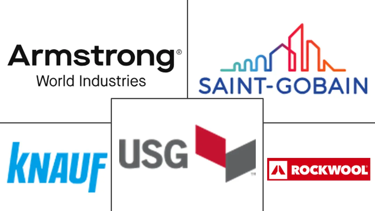 天花板市场规模和份额