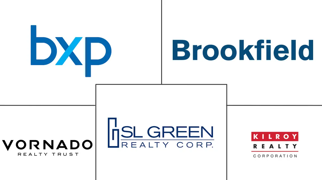 美国写字楼房地产市场规模和份额