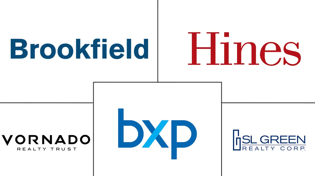 北美写字楼房地产市场规模和份额分析