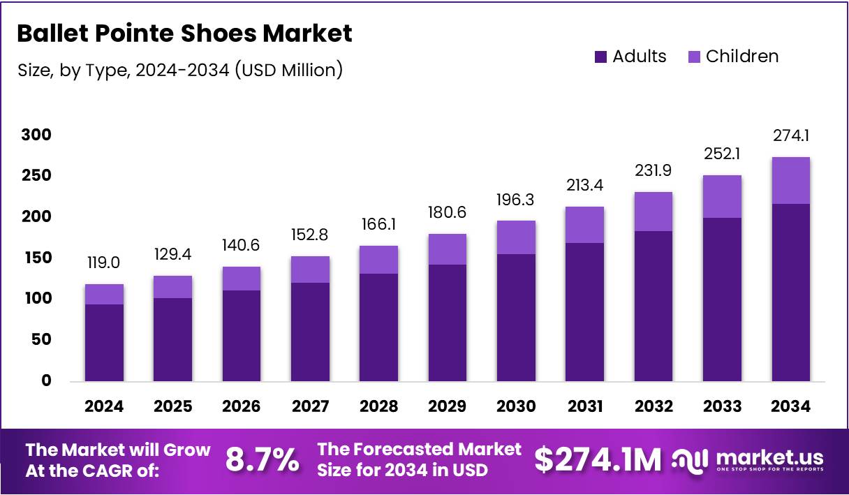 芭蕾足尖鞋市场(2025-2034)