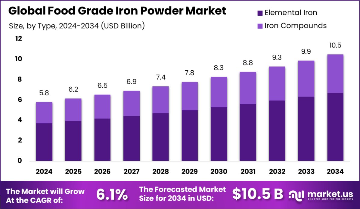 全球食品级铁粉市场(2025-2034)