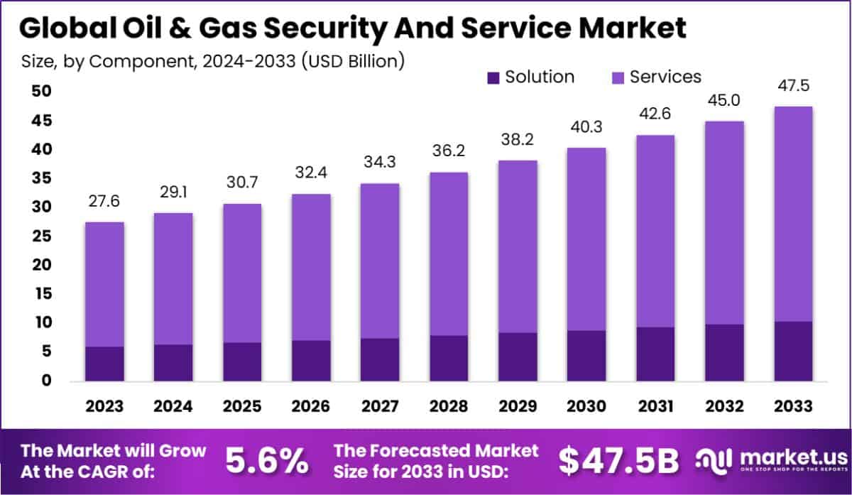 石油和天然气安全与服务市场(2024-2033)