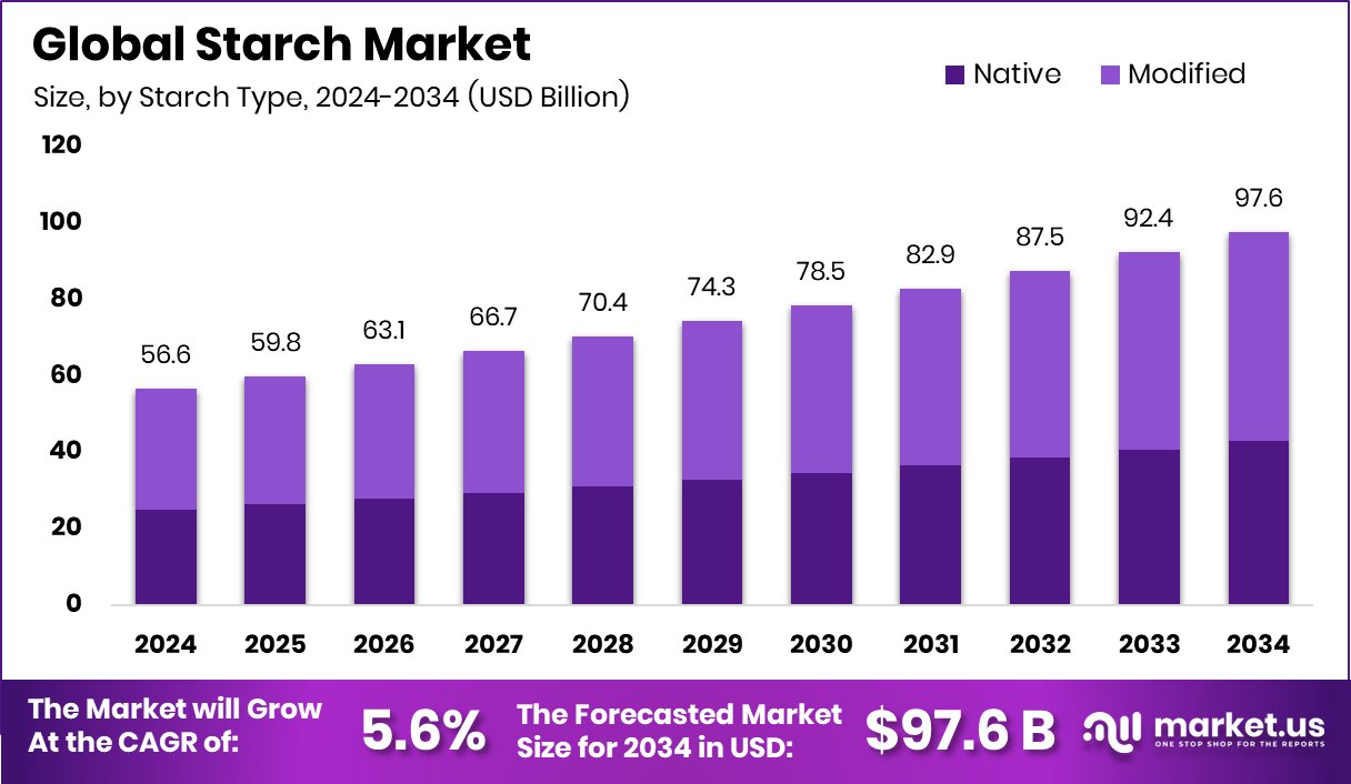 淀粉市场(2025-2034)