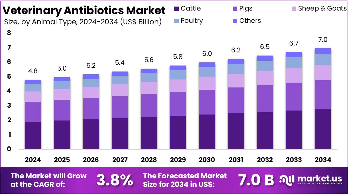 兽用抗生素市场(2025-2034)