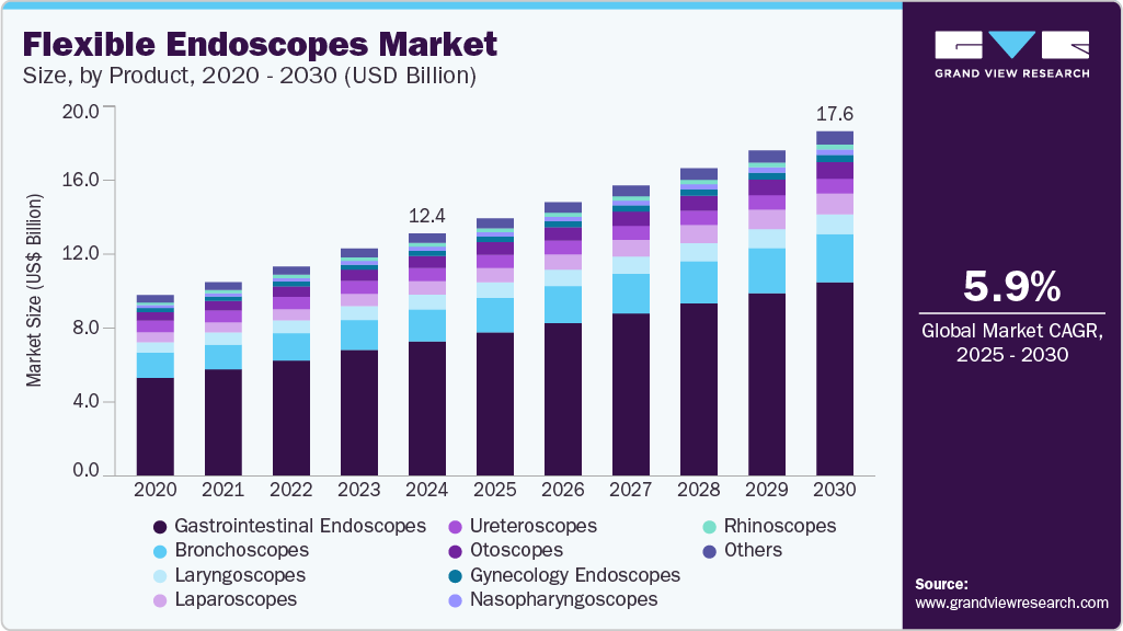 柔性内窥镜市场（2025 - 2030）