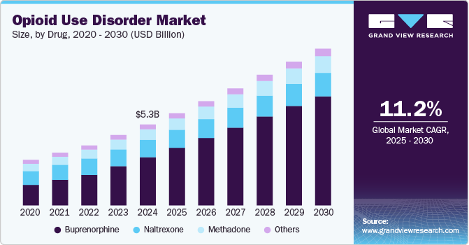 阿片类药物使用障碍市场（2025 - 2030）