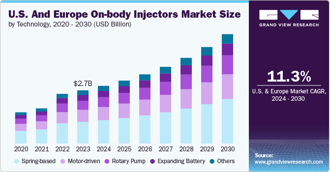 美国和欧洲体载注射器市场（2024 - 2030）