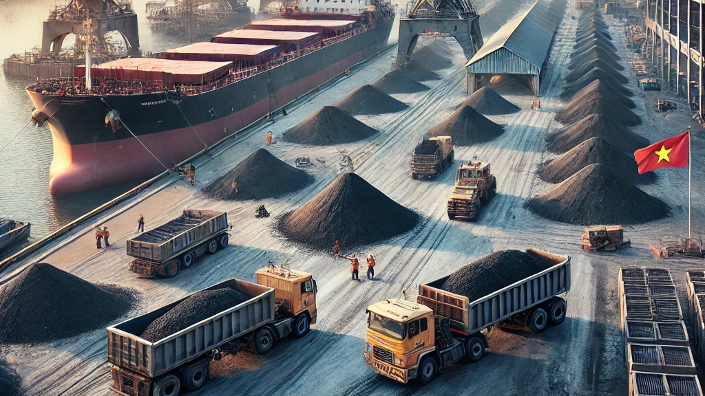 能源：越南8月煤炭进口量下降23.3%，澳大利亚下降，印度尼西亚上升