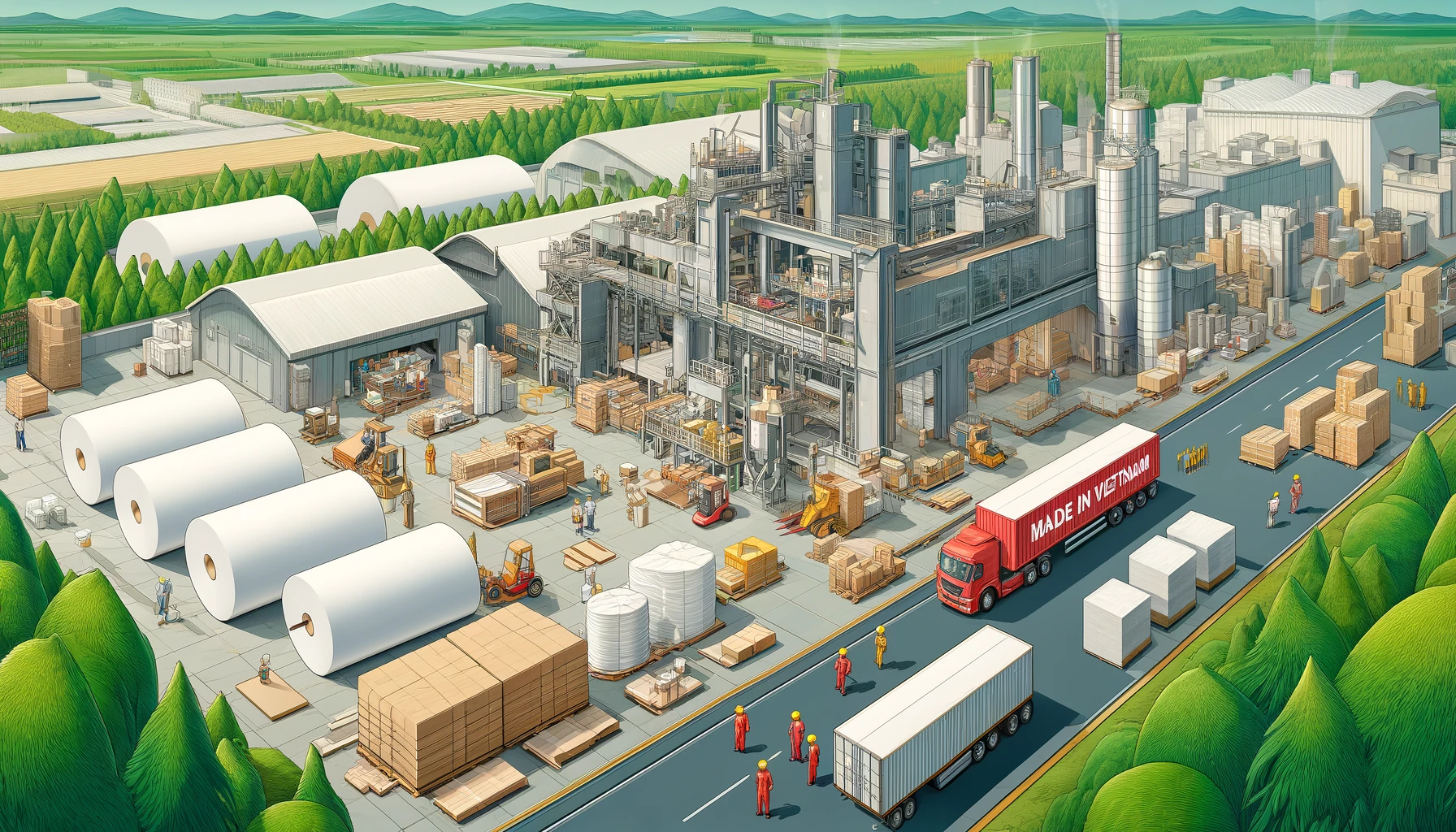 纸制品：越南4月进口小幅增长，​​中国为主要来源