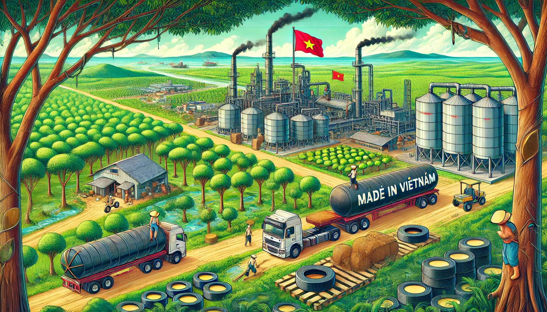 2025年2月越南橡胶进口量下降12.99%