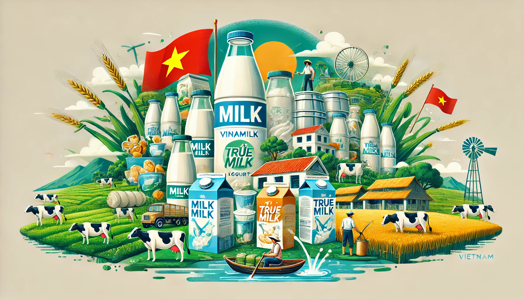 2025年2月越南鲜奶产量增长12.5%